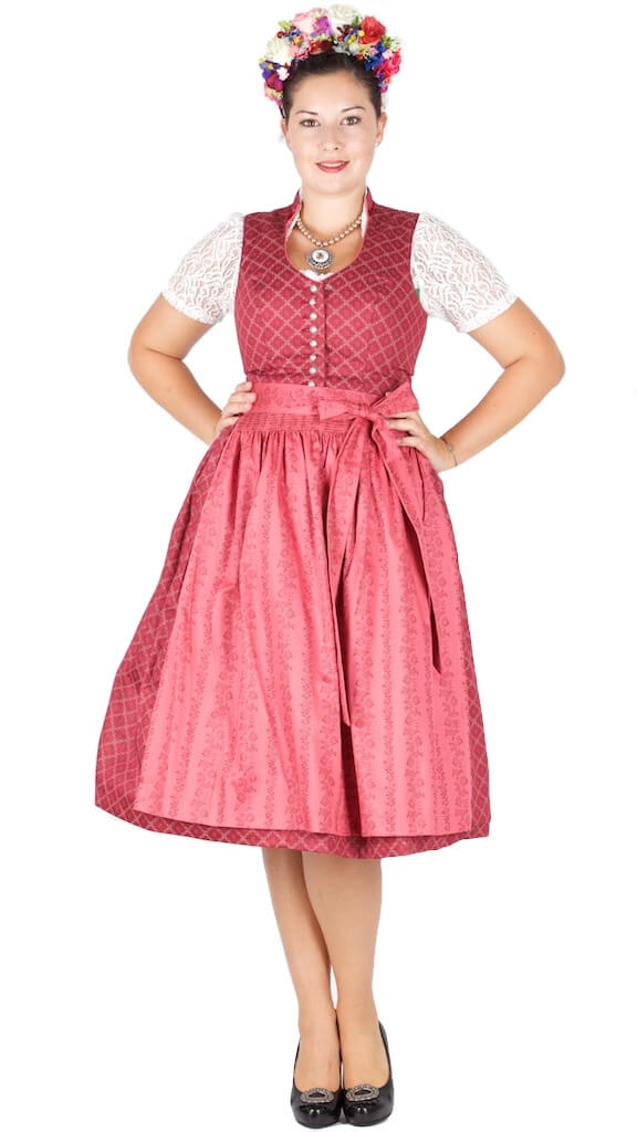 Contry-Line Dirndl rot